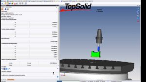 simulation de prajectoires d'usinage logiciel FAO SNS 42